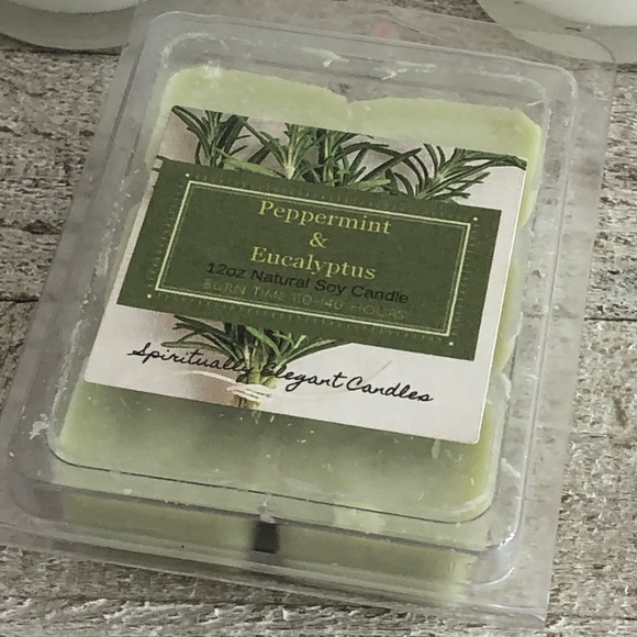 Peppermint & Eucalyptus Soy Wax Melts - Picture 2 of 3